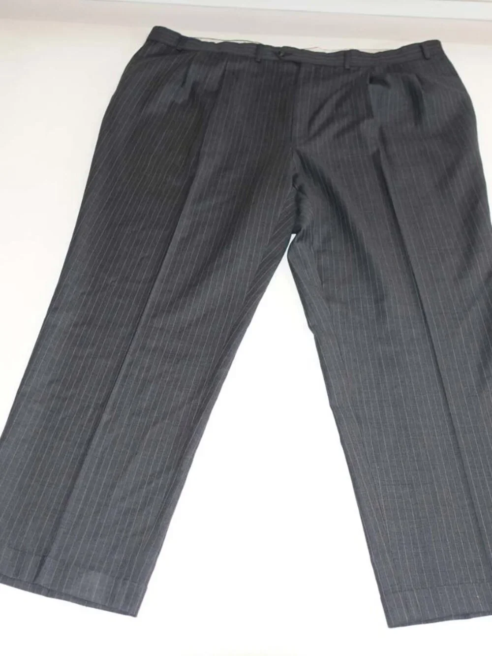 Lauren Ralph Lauren Men's 2 Button Suit Size 52 Regular 48 x 30 Charcoal Gray R - Picture 2 of 13